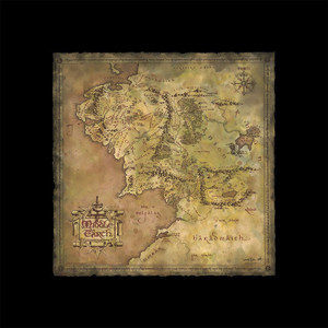 Weta Collectables Parchment Map of Middle Earth Art Print | NZ Post Collectables